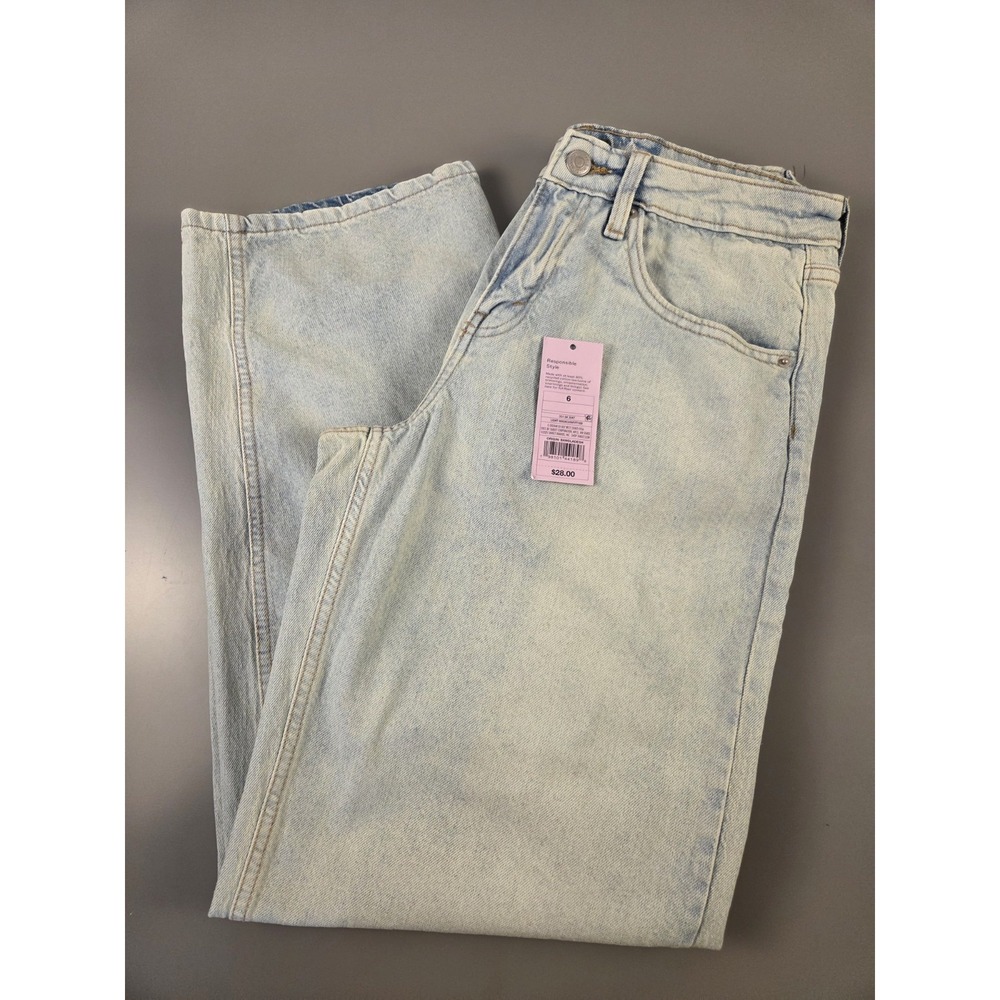 Wild Fable NWT Sz 6 Wide Leg Jeans Light Wash